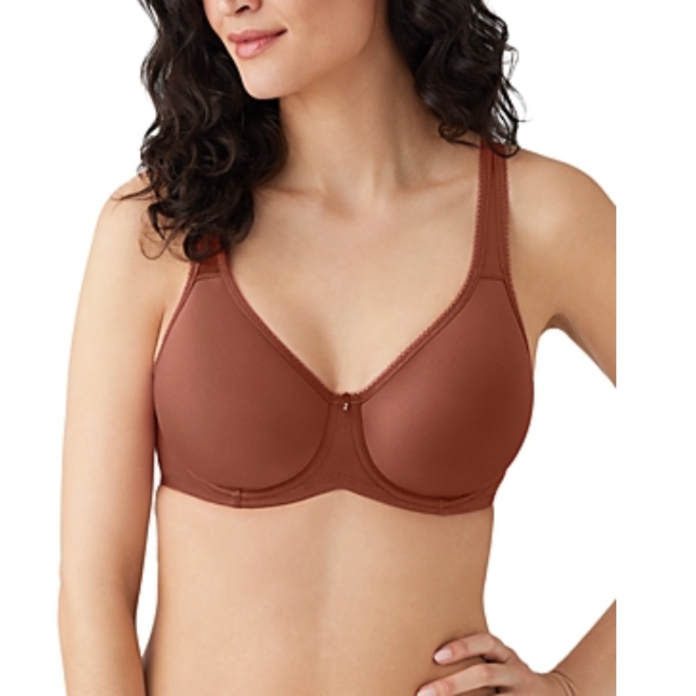 Wacoal Women's Basic Beauty Underwire Spacer Bra in Beige Henna | Size 32D NWT
